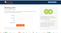 Desktop Screenshot of diversy.com